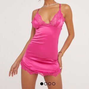 Pink Ego Slip Dress